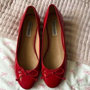 steve madden cherish red patent